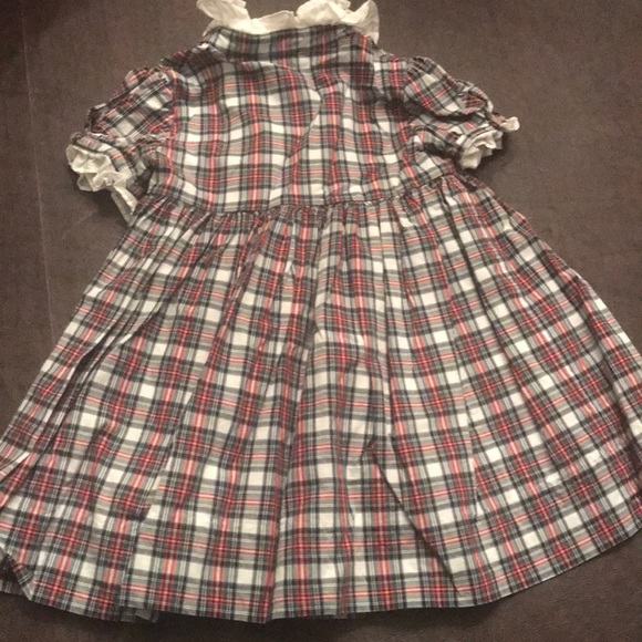Ralph Lauren Girls Tartan Plaid Party Dress - Picture 4 of 6
